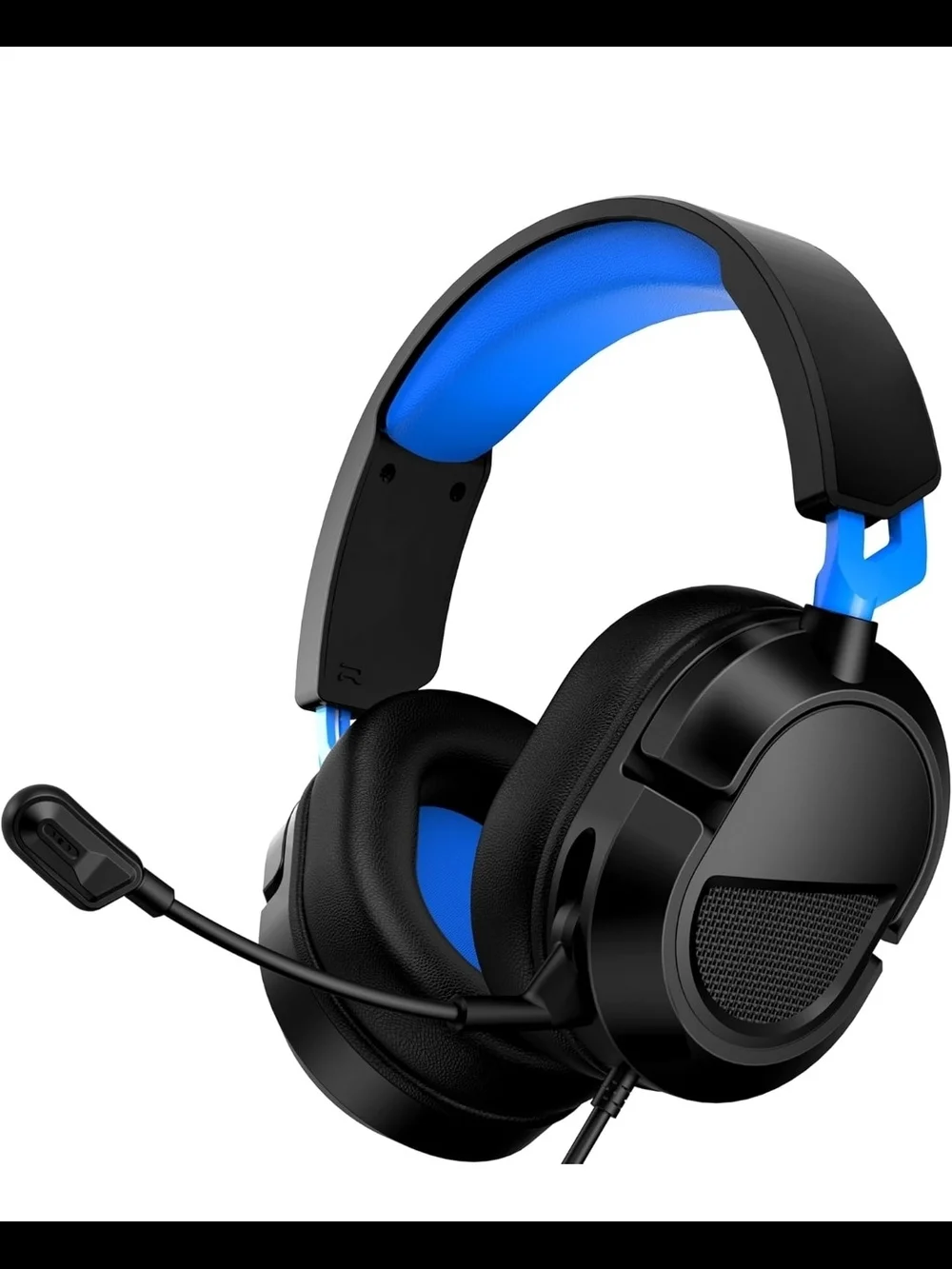 Gaming Headset - Black with Blue Accents